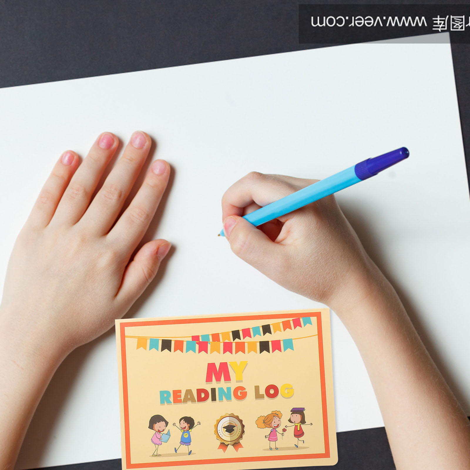 Kids Education Login - 10개입 어린이 독서 기록장 영어 인쇄