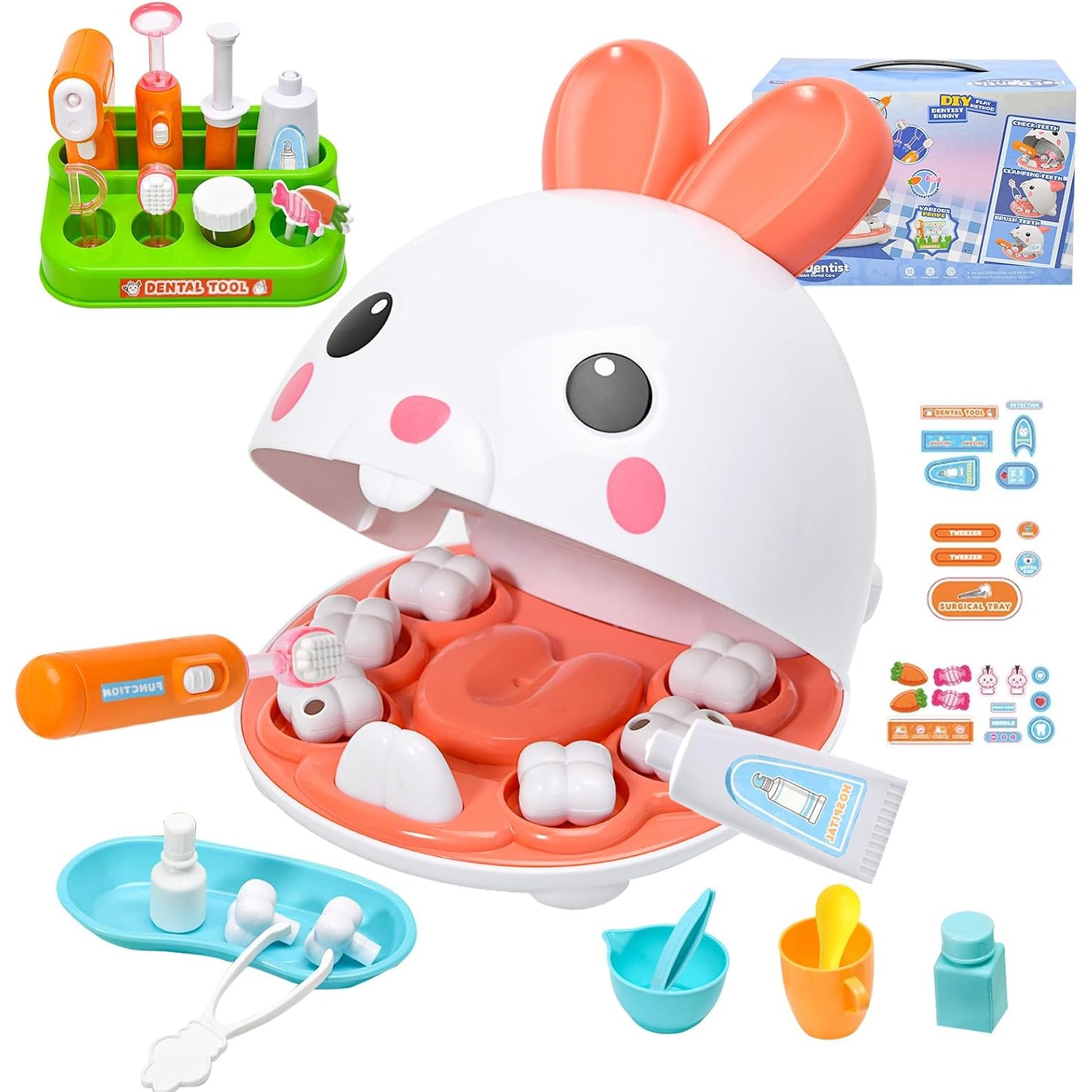 Kids Doctor Education - 치과 의사 키트 놀이 세트 치아