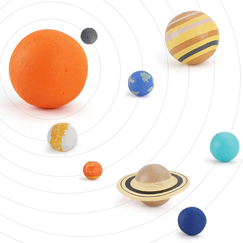 Solar System Model - 9개 세트 태양계 시뮬레이션 우주 행성