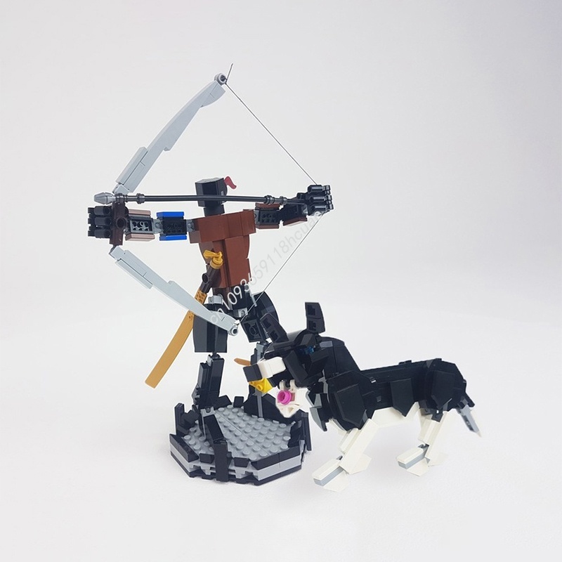 Kids Hunter Education - 383개 MOC 가면 사냥꾼과 그의 개,