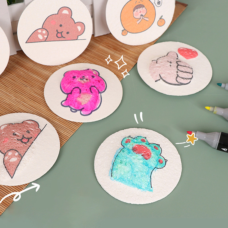 Kids Education Drawing - 10개 3D 마법 퍼피 폼 텍스처