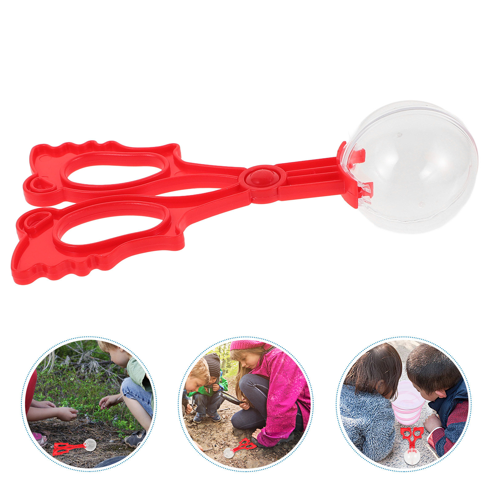 Kids Education Tools - 곤충 잡기용 발톱류, 파충류/나비 수집용 집게,