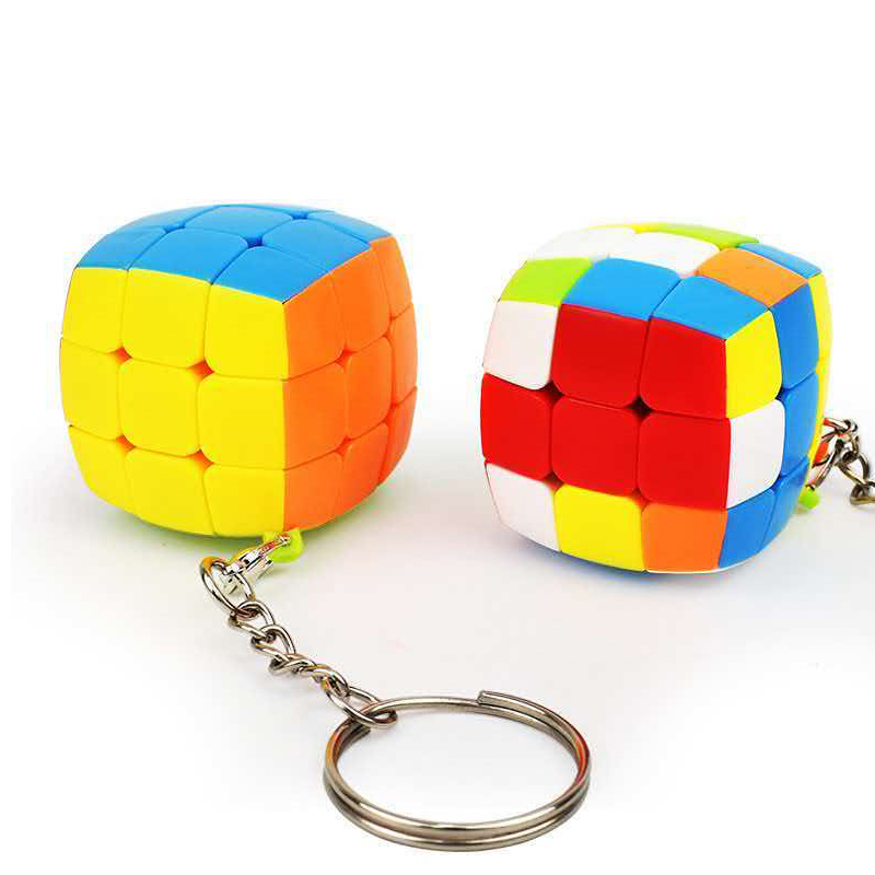 2PCS 미니 3x3 스피드 큐브 키체인 열쇠고리 교육 - Kids Education Related 리뷰 및 가격