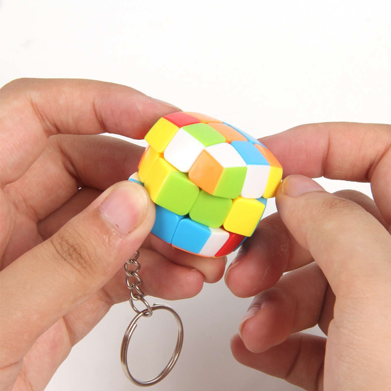 2PCS 미니 3x3 스피드 큐브 키체인 열쇠고리 교육 - Kids Education Related 리뷰 및 가격