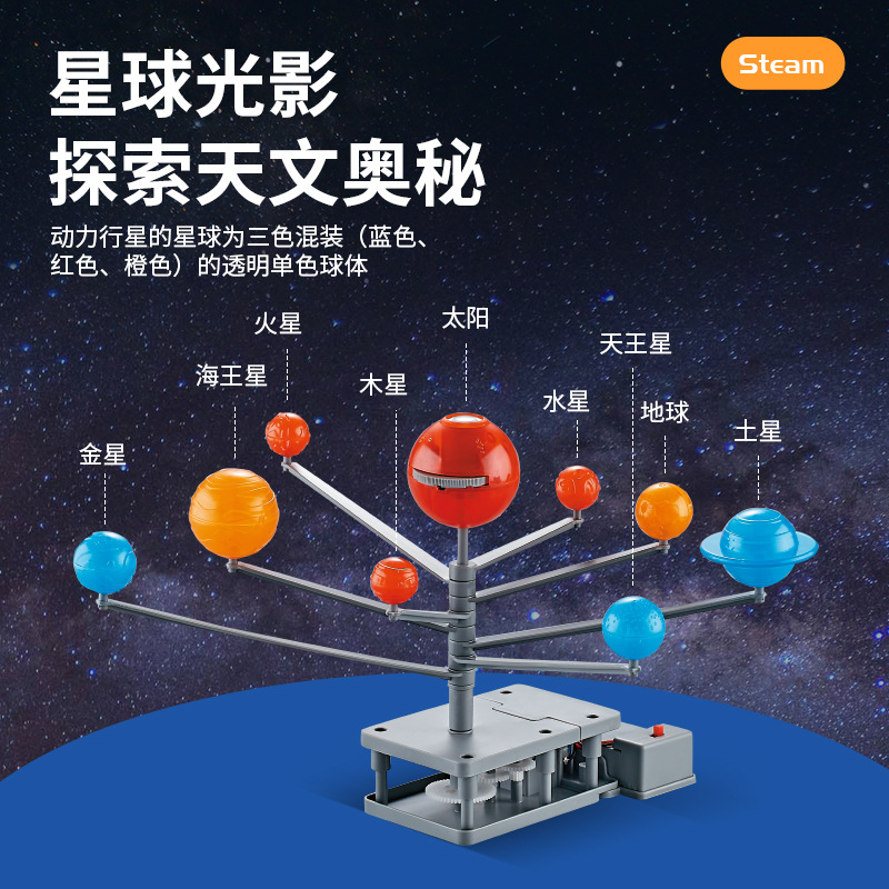 태양계 모형 8개 행성 전기 천문관 STEM 교육용 장 - Solar System Model 리뷰 및 가격