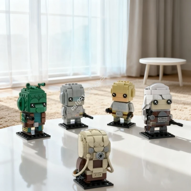 841pcs MOC 바운티 헌터 브릭헤즈 팩 모델 빌딩 - Kids Hunter Education 리뷰 및 가격