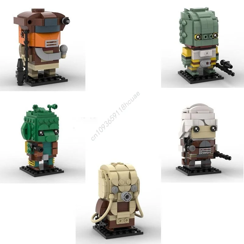 841pcs MOC 바운티 헌터 브릭헤즈 팩 모델 빌딩 - Kids Hunter Education 리뷰 및 가격