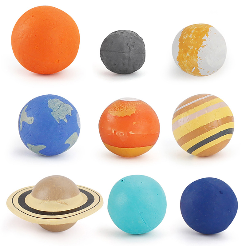 9개 세트 태양계 시뮬레이션 우주 행성 시스템 모델 피 - Solar System Model 리뷰 및 가격