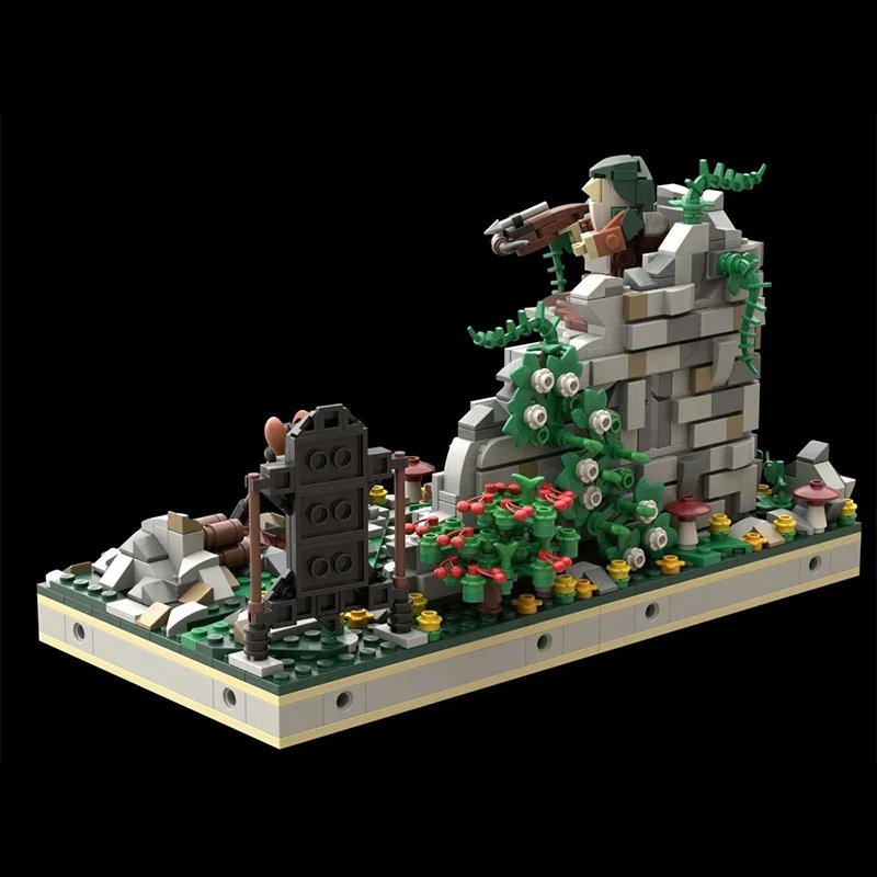1129pcs MOC 드워프 헌터의 캠프 잔허 캐슬 모 - Kids Hunter Education 리뷰 및 가격