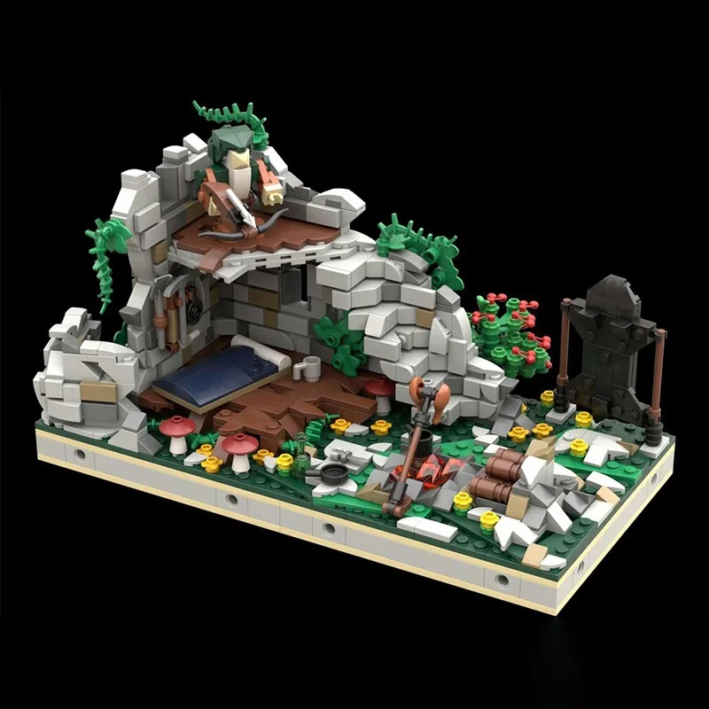 1129pcs MOC 드워프 헌터의 캠프 잔허 캐슬 모 - Kids Hunter Education 리뷰 및 가격