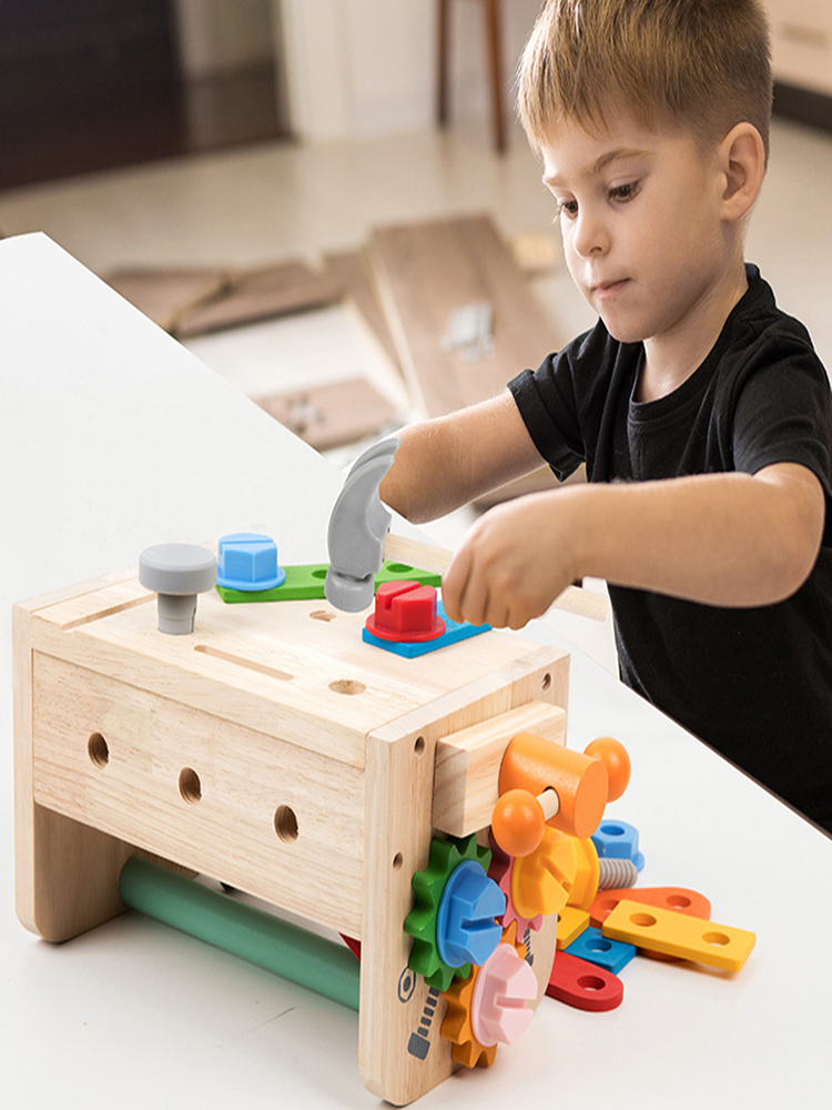 어린이 도구 벤치 나무 세트 장난감 몬테소리 장난감 작 - Kids Education Tools 리뷰 및 가격