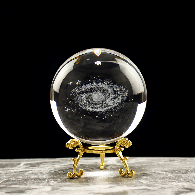 80mm 은하수 은하 크리스탈 공 3D 레이저 새겨진  - Solar System Model 리뷰 및 가격