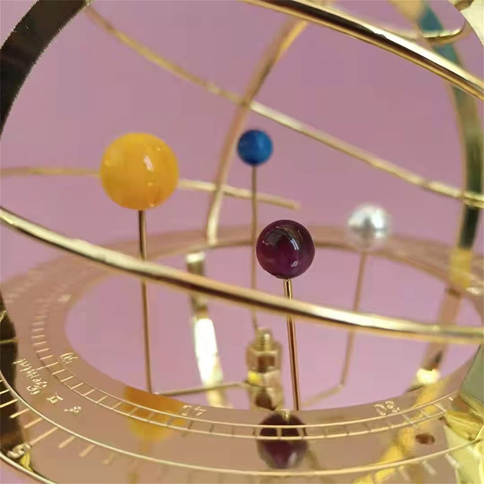 회전하는 태양계 금속 장식품 레트로 행성 금속 모형 과 - Solar System Model 리뷰 및 가격