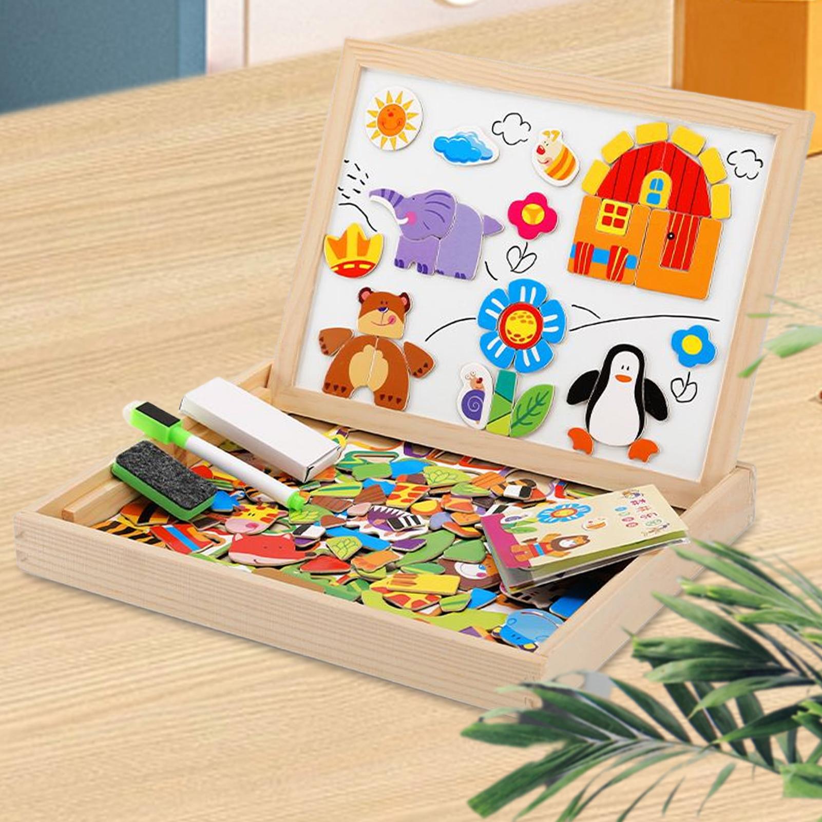 어린이 자석 보드 나무 어린이 보드 교육 장난감 그리기 - Kids Education Drawing 리뷰 및 가격