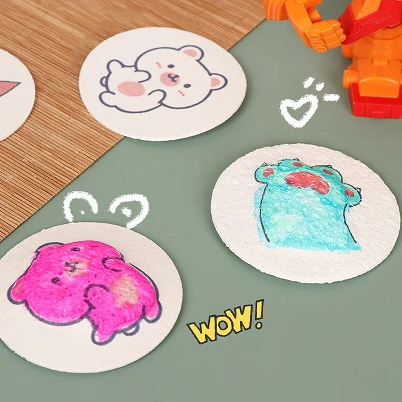 어린이를위한 3D 푹신한 거품 질감 그림 종이 DIY  - Kids Education Drawing 리뷰 및 가격
