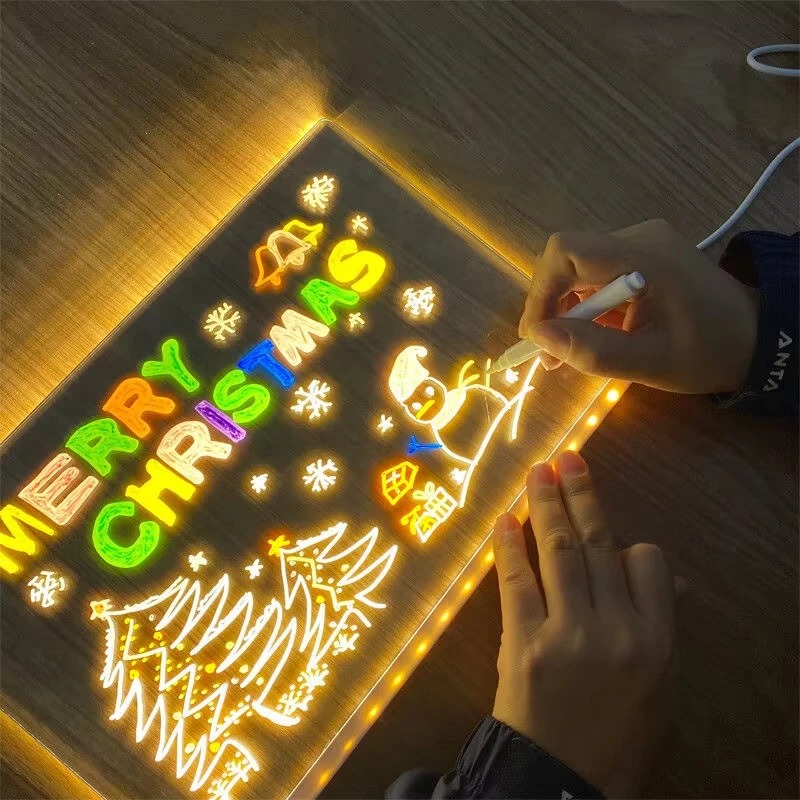 매직 글로우 키즈 드로잉 보드: 재사용 가능한 LCD  - Kids Education Drawing 리뷰 및 가격