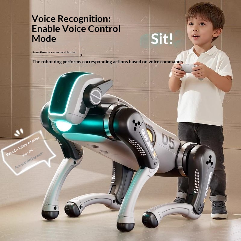 AI 원격 제어 로봇 개 독일어 음성 제어 전기 기계  - Kids Education Related 리뷰 및 가격